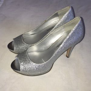 City Classified Silver heels